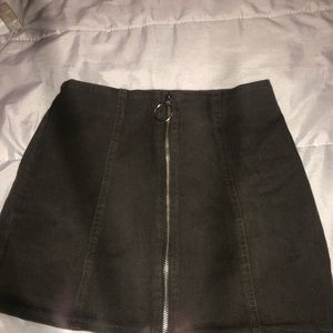 army green mini skirt!